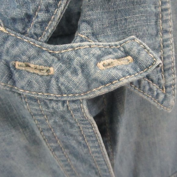 Lauren Jeans Co Women's Denim Shirt Button Up - Size 3X Plus - Picture 5 of 6